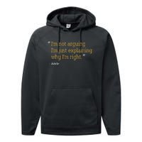 A.D.E.L.E Gift Quote Personalized Funny Birthday Name Idea Performance Fleece Hoodie