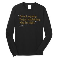 A.D.E.L.E Gift Quote Personalized Funny Birthday Name Idea Long Sleeve Shirt