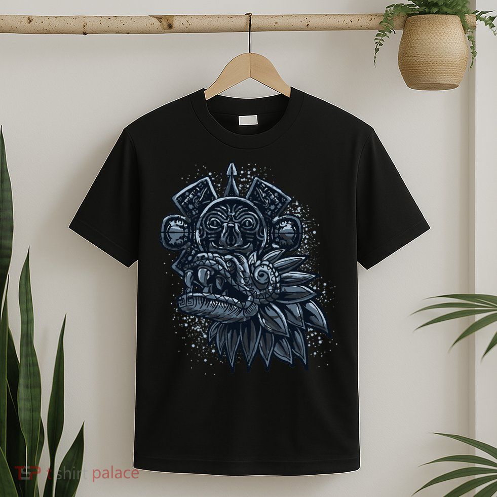 Aztec God Quetzalcoatl Cool Snake Dragon Inca Maya T-Shirt