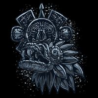 Aztec God Quetzalcoatl Cool Snake Dragon Inca Maya Polo