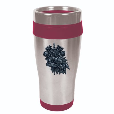 Aztec God Quetzalcoatl Cool Snake Dragon Inca Maya 16oz Travel Tumbler