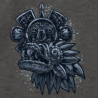 Aztec God Quetzalcoatl Cool Snake Dragon Inca Maya Vector Backpack