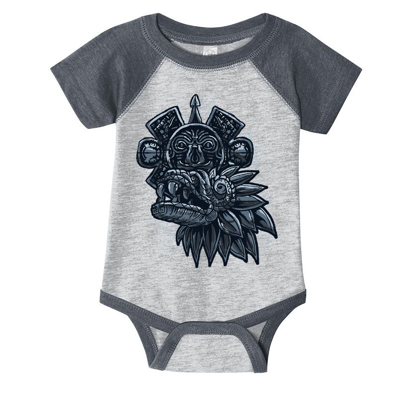 Aztec God Quetzalcoatl Cool Snake Dragon Inca Maya Infant Baby Jersey Bodysuit
