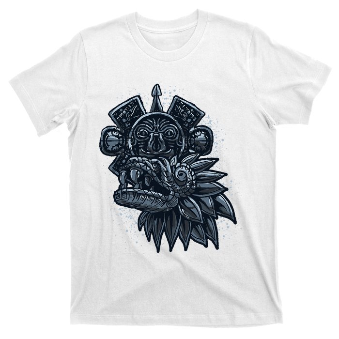 Aztec God Quetzalcoatl Cool Snake Dragon Inca Maya T-Shirt