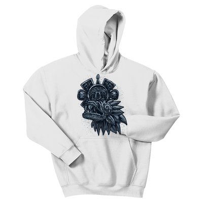 Aztec God Quetzalcoatl Cool Snake Dragon Inca Maya Kids Hoodie