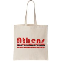 Athens Georgia Retro Three Stripe Weathered Bag