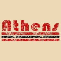 Athens Georgia Retro Three Stripe Weathered Bag