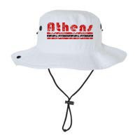 Athens Georgia Retro Three Stripe Weathered Bucket Hat