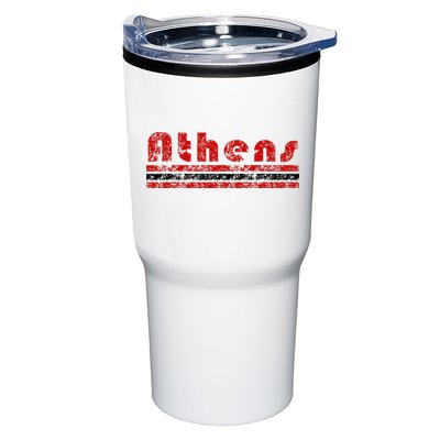 Athens Georgia Retro Three Stripe Weathered Tumbler