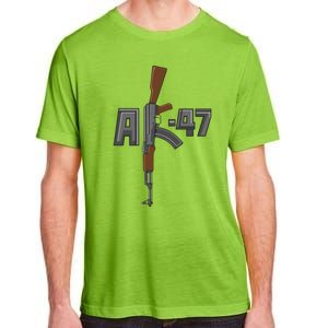 Akgreat Gift47 Rifle Gun K Design Assault Ak47 Gun Owner Funny Gift Funny Gift Adult ChromaSoft Performance T-Shirt