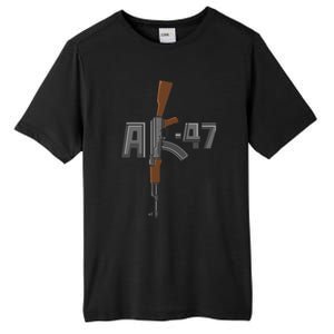 Akgreat Gift47 Rifle Gun K Design Assault Ak47 Gun Owner Funny Gift Funny Gift Tall Fusion ChromaSoft Performance T-Shirt