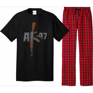 Akgreat Gift47 Rifle Gun K Design Assault Ak47 Gun Owner Funny Gift Funny Gift Pajama Set