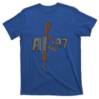 Akgreat Gift47 Rifle Gun K Design Assault Ak47 Gun Owner Funny Gift Funny Gift T-Shirt