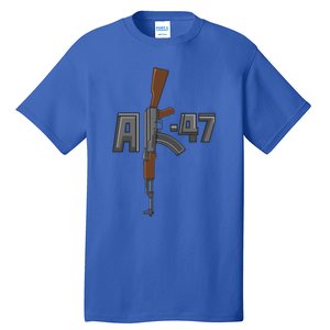 Akgreat Gift47 Rifle Gun K Design Assault Ak47 Gun Owner Funny Gift Funny Gift Tall T-Shirt