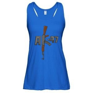 Akgreat Gift47 Rifle Gun K Design Assault Ak47 Gun Owner Funny Gift Funny Gift Ladies Essential Flowy Tank