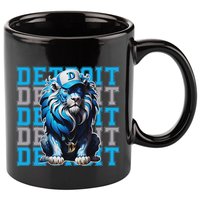 All Grit Retro Lion Lover 11oz C Handle Ceramic Mug