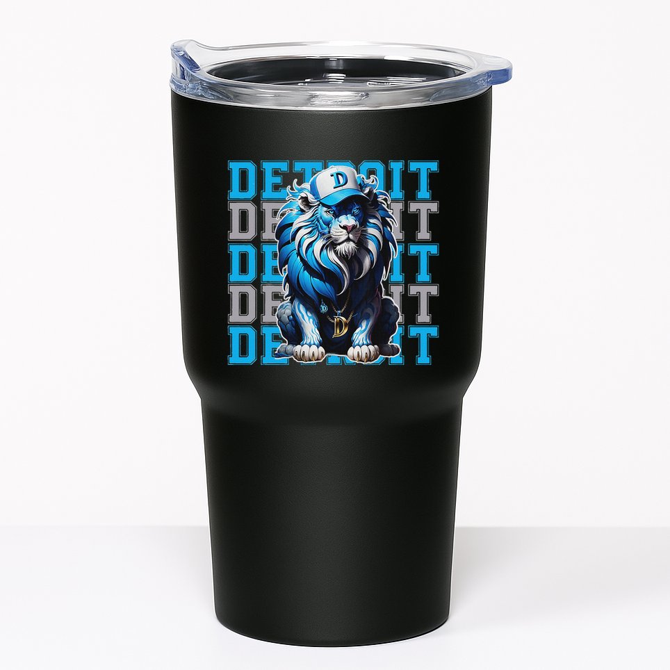 All Grit Retro Lion Lover Tumbler