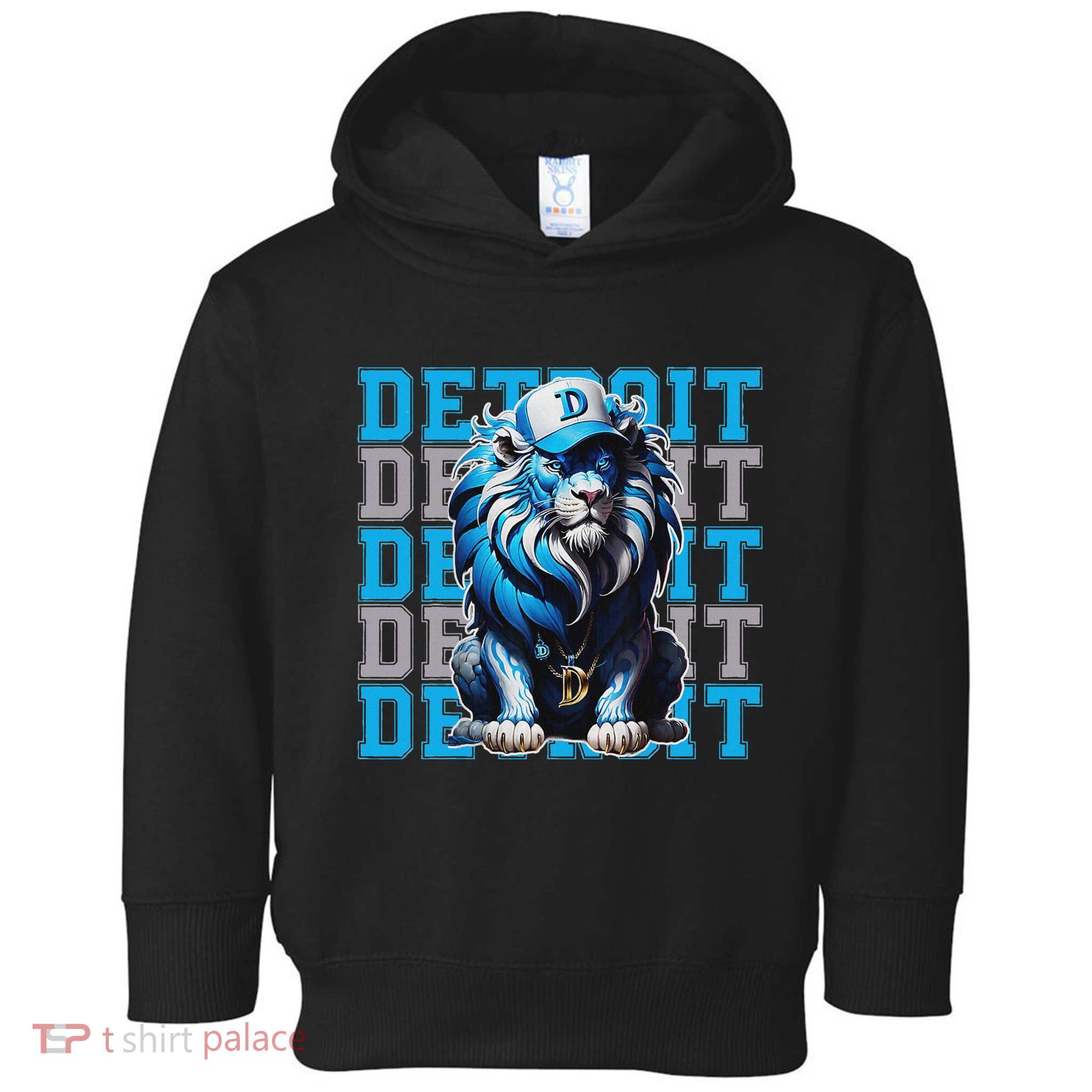 All Grit Retro Lion Lover Toddler Hoodie