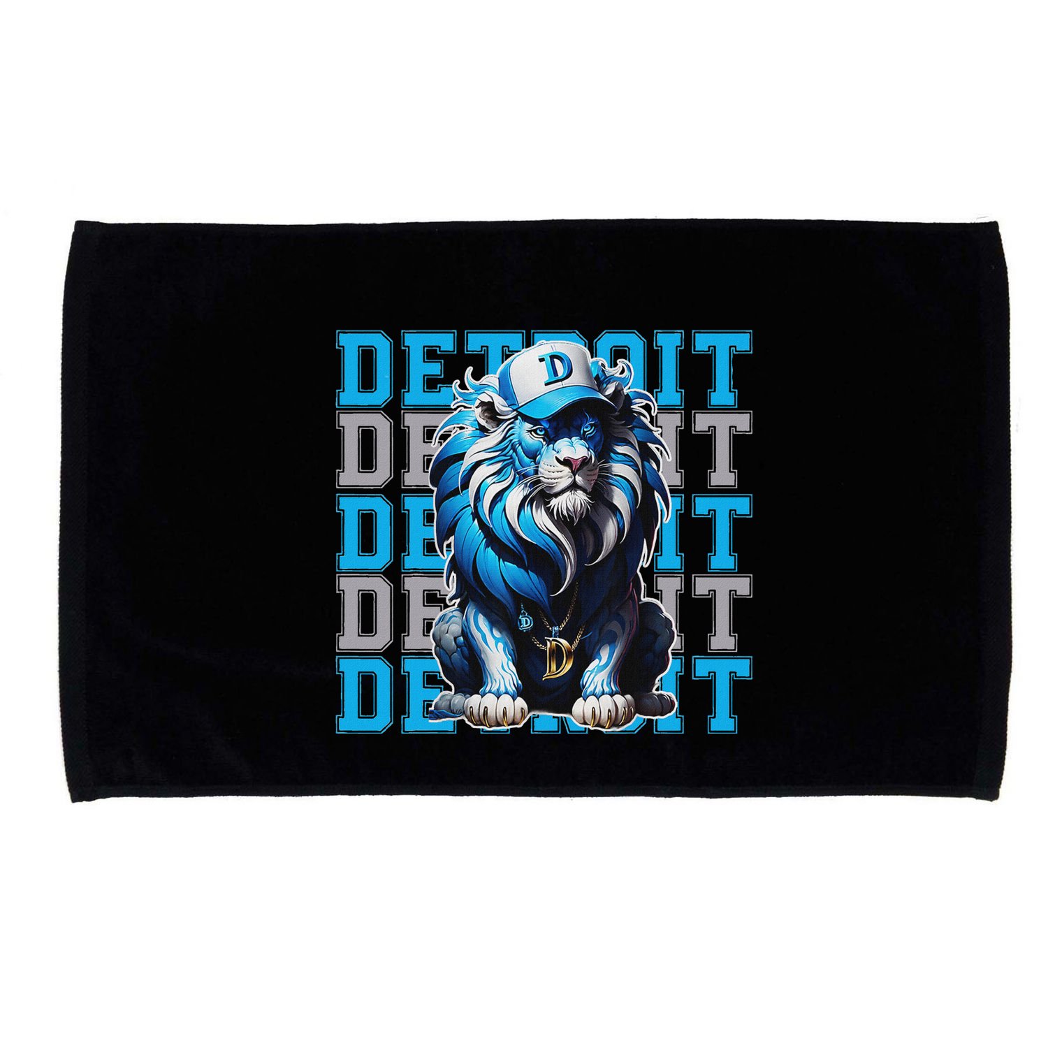 All Grit Retro Lion Lover Microfiber Hand Towel