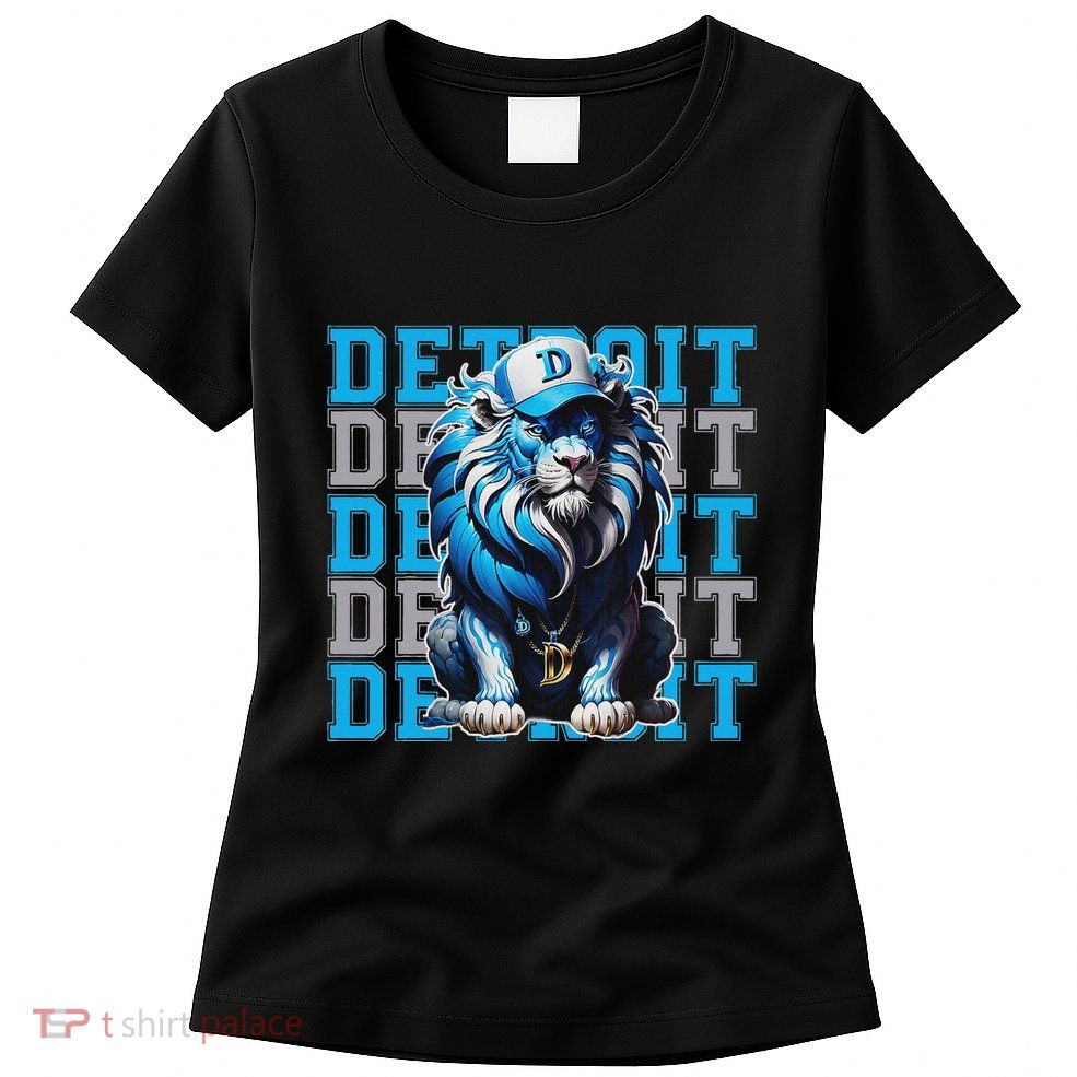 All Grit Retro Lion Lover Womens T-Shirt