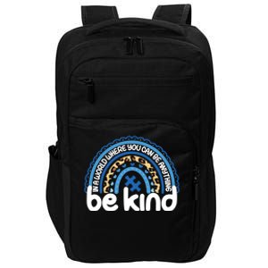 Autism Gift Rainbow Be Kind Autism Awareness Great Gift Impact Tech Backpack