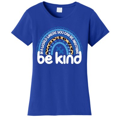 Autism Gift Rainbow Be Kind Autism Awareness Great Gift Women's T-Shirt