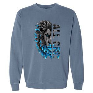 All Grit Retro Lion Lover Garment-Dyed Sweatshirt