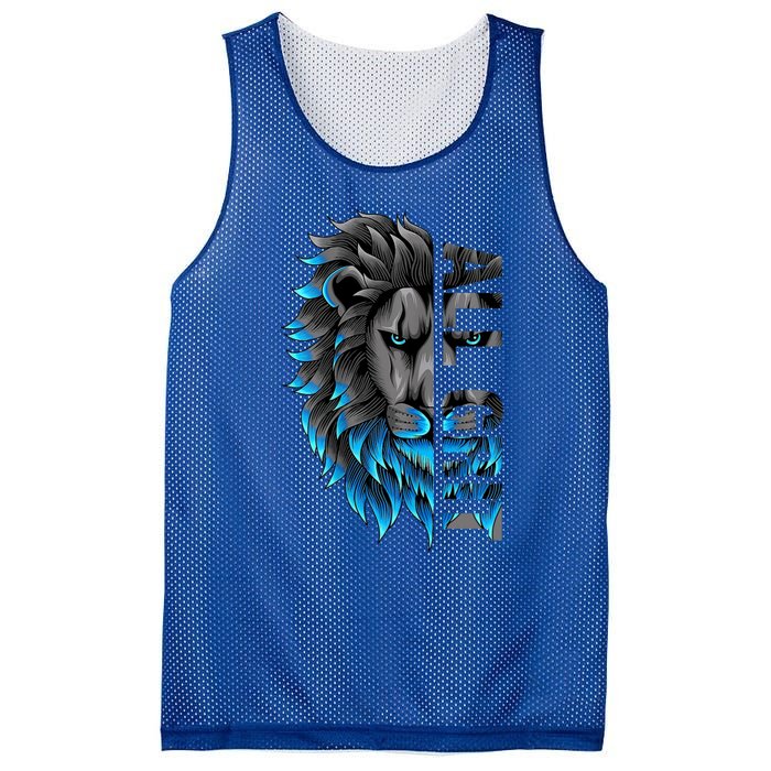 All Grit Retro Lion Lover Mesh Reversible Basketball Jersey Tank