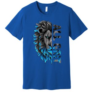 All Grit Retro Lion Lover Premium T-Shirt