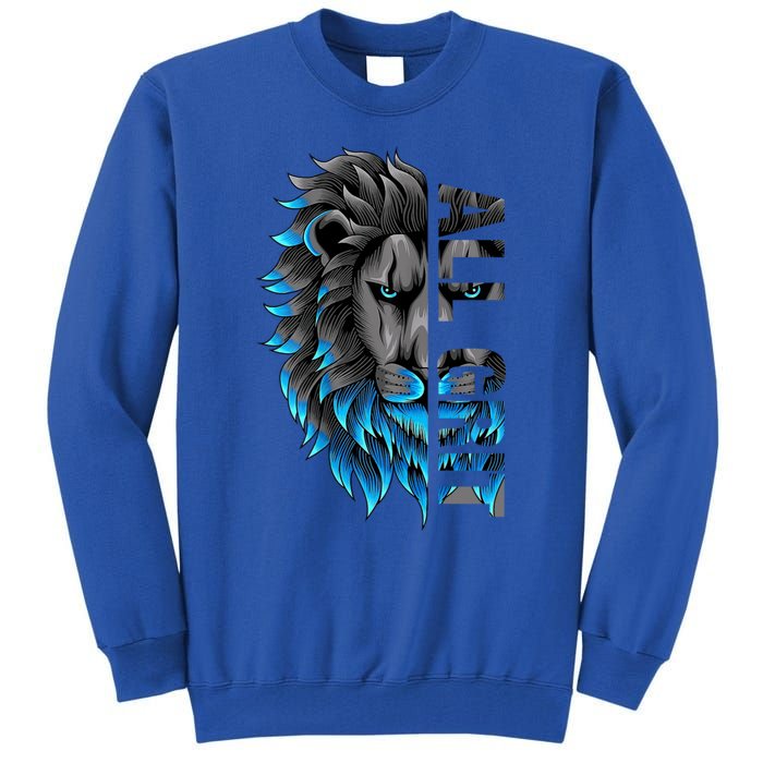 All Grit Retro Lion Lover Tall Sweatshirt