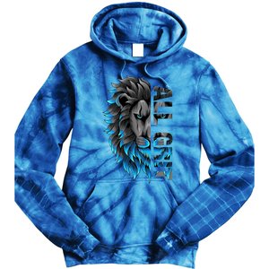 All Grit Retro Lion Lover Tie Dye Hoodie