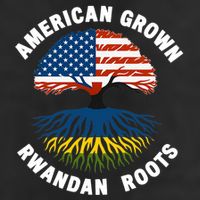 American Grown Rwandan Roots 7 Panel Mesh Trucker Snapback Hat