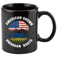 American Grown Rwandan Roots 11oz C Handle Ceramic Mug