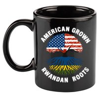 American Grown Rwandan Roots 11oz C Handle Ceramic Mug