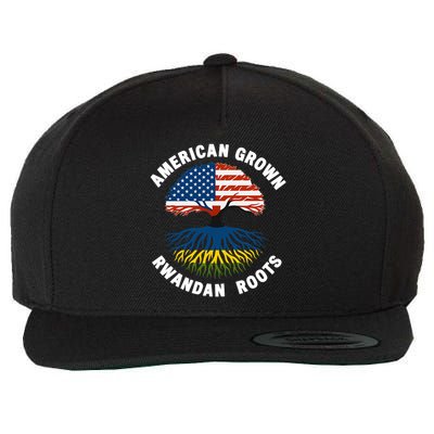 American Grown Rwandan Roots Wool Snapback Cap