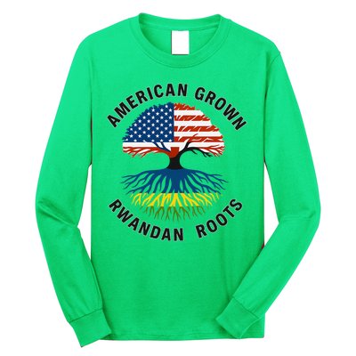 American Grown Rwandan Roots Long Sleeve Shirt