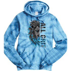 All Grit Retro Lion Lover Tie Dye Hoodie