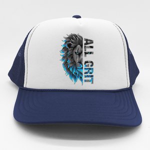 All Grit Retro Lion Lover Trucker Hat