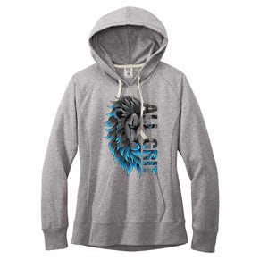 All Grit Retro Lion Lover Women's Fleece Hoodie