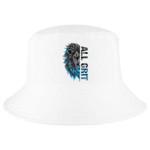 All Grit Retro Lion Lover Cool Comfort Performance Bucket Hat