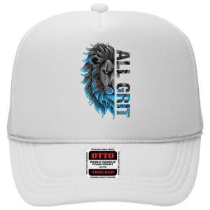 All Grit Retro Lion Lover High Crown Mesh Back Trucker Hat