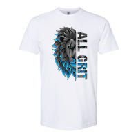 All Grit Retro Lion Lover Softstyle CVC T-Shirt