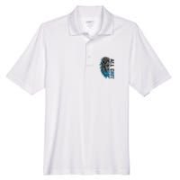 All Grit Retro Lion Lover Men's Origin Performance Pique Polo