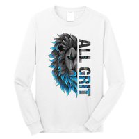 All Grit Retro Lion Lover Long Sleeve Shirt