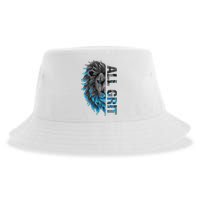 All Grit Retro Lion Lover Sustainable Bucket Hat