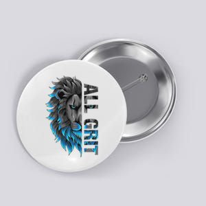 All Grit Retro Lion Lover Button