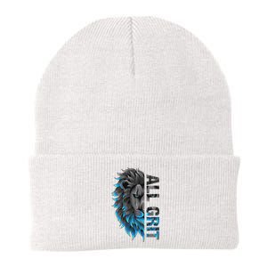 All Grit Retro Lion Lover Knit Cap Winter Beanie