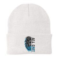 All Grit Retro Lion Lover Knit Cap Winter Beanie