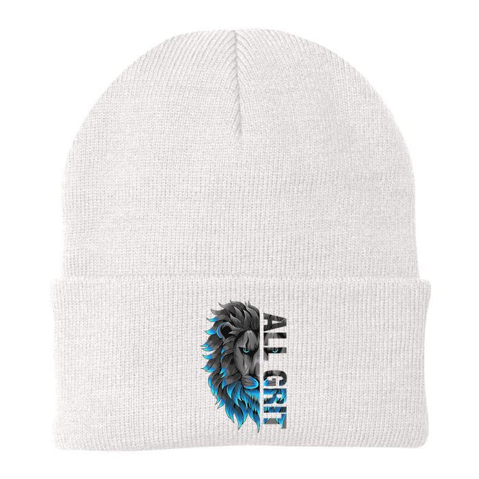 All Grit Retro Lion Lover Knit Cap Winter Beanie