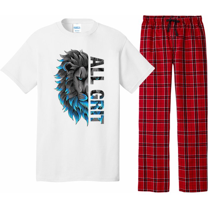 All Grit Retro Lion Lover Pajama Set